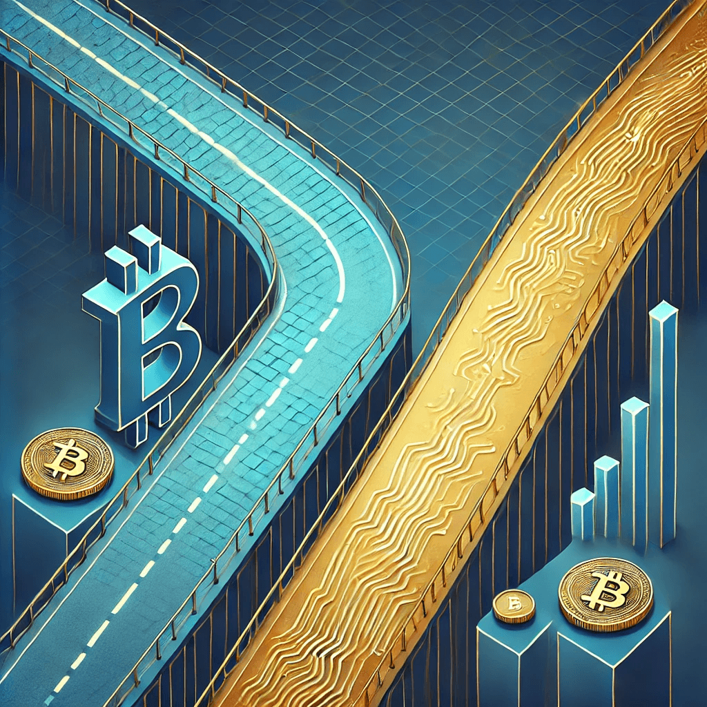 Contrasting paths: The steady road of non-profit stability intersecting with the dynamic growth path of cryptocurrency